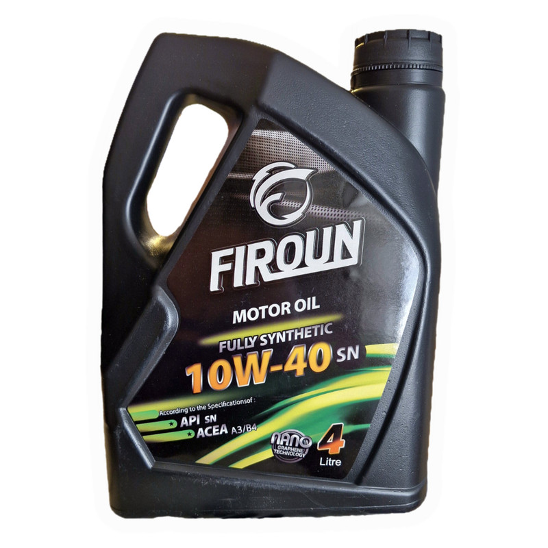 روغن موتور خودروی بنزینی فیرون مدل نانوگرافن NEW 10w40 SN حجم ۴ لیتر